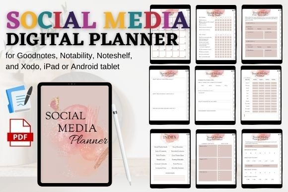 Social Media Digital Planner