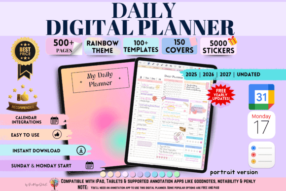The Ultimate Guide to GoodNotes Daily Planners (2025 Edition!)