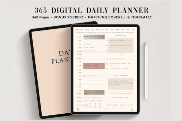 Digital Minimalist Daily Planner