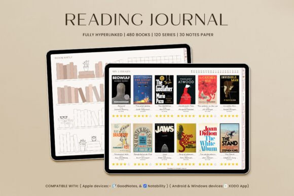 Digital Reading Journal IPad Planner