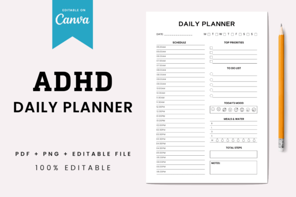 ADHD Daily Planner