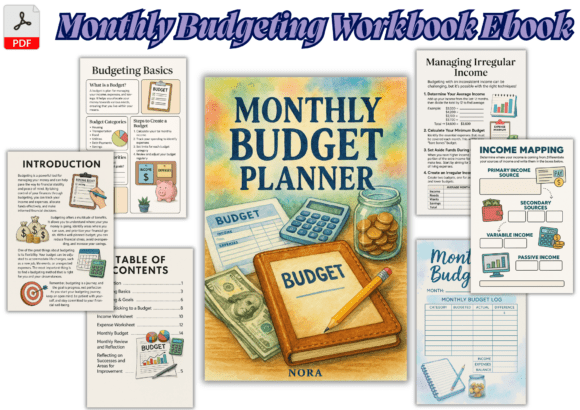 Monthly Budget Planner Workbook