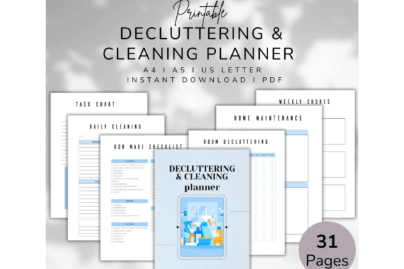 Decluttering & Cleaning Planner