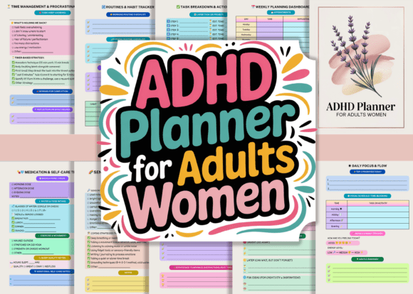 ADHD Planner for Adult Women