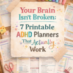 Your Brain Isn’t Broken: 7 Printable ADHD Planners That Actually Work