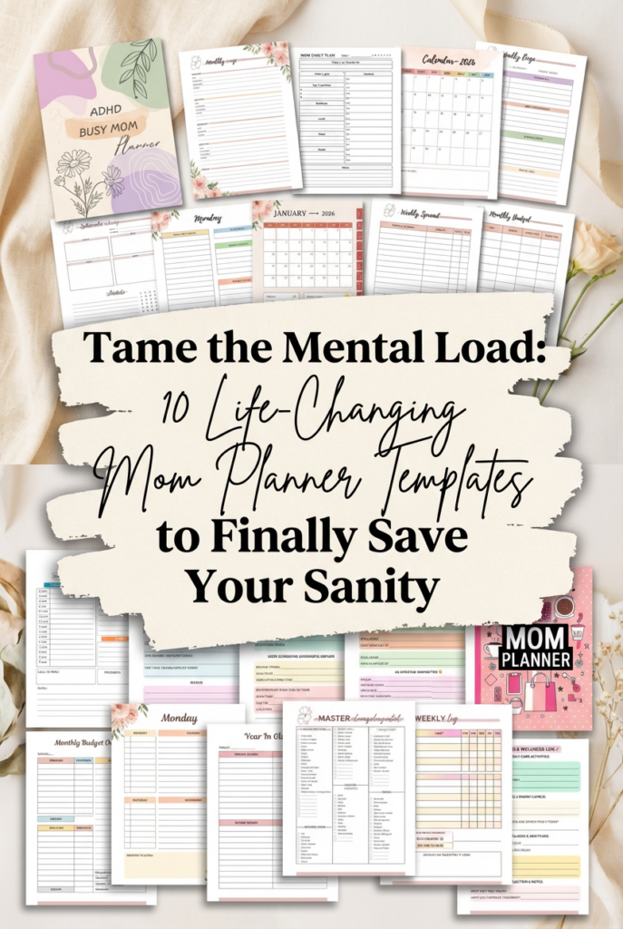 10 Life-Changing Mom Planner Templates
