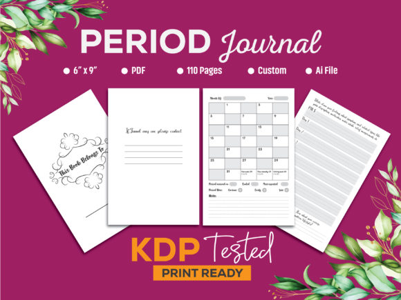Period Journal for Girls KDP Interior