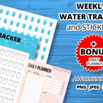 Sip, Doodle, and Thrive: How a Simple Bujo Water Tracker Can Transform Your Health and Creativity