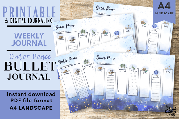 Bullet Journal/ Weekly Planner