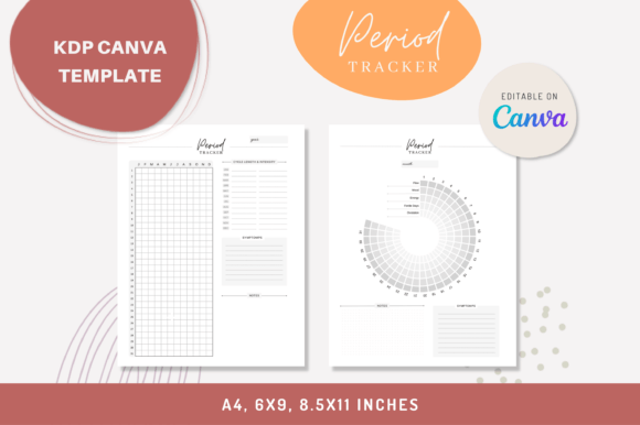 CANVA KDP Period Tracker Template