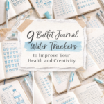 9 Bullet Journal Water Trackers