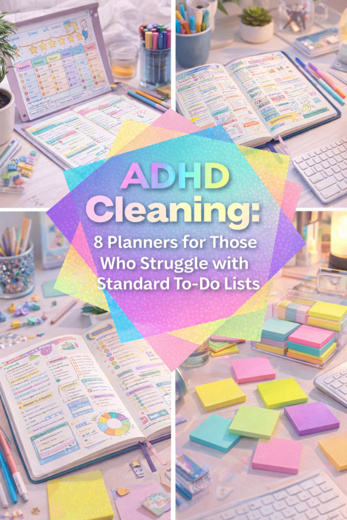 ADHD Cleaning Planners & Tips