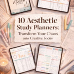 10 Aesthetic Study Planners: Transform Your Chaos into Creative Focus