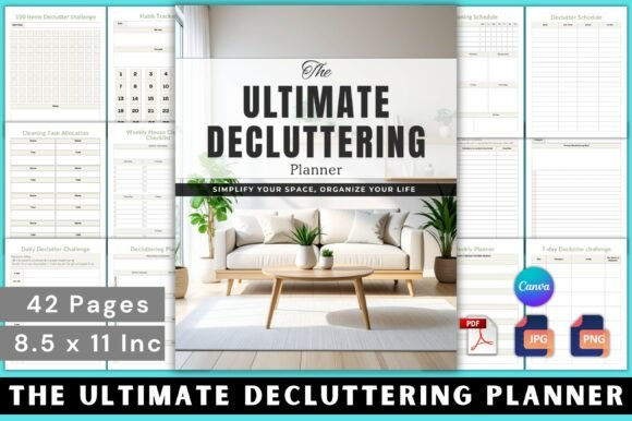 🧺 The Ultimate Decluttering Planner