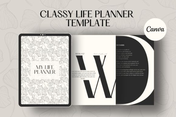 Classy Yearly Life Planner