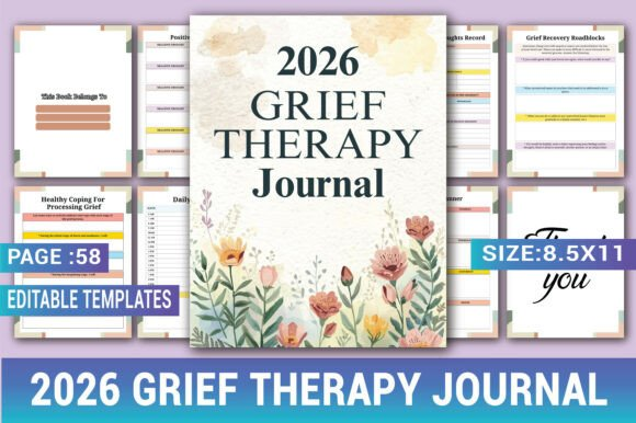 2026 Grief Therapy Journal