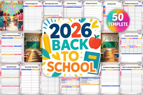 2026 Back to School Planner Canva