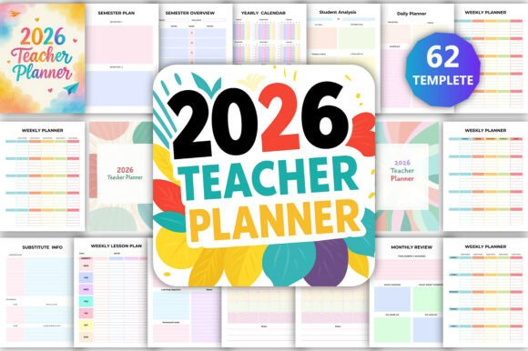 2026 Teacher Planner Canva
