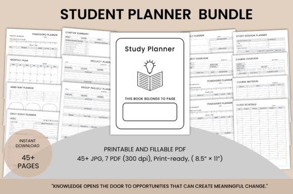 Study Planner Bundle