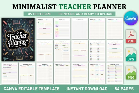 Minimalist Teacher Planner