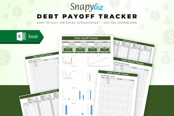 Debt Payoff Tracker Green