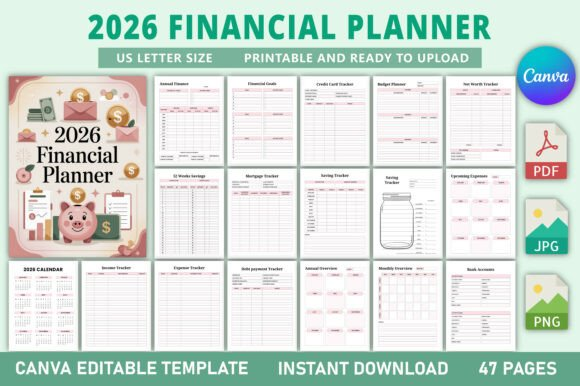 Editable 2026 Financial Planner