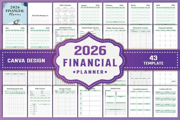 2026 Financial Planner Canva