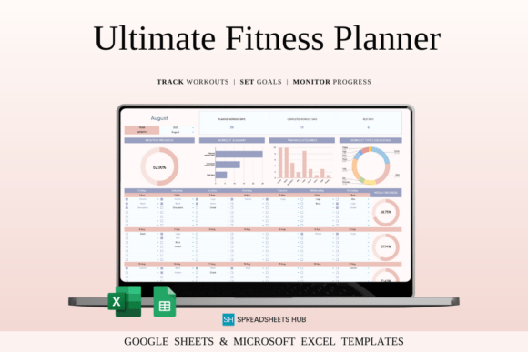 Fitness Planner Template Spreadsheet