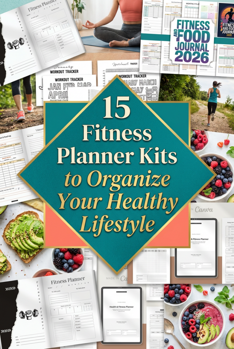 15 Fitness Planner Kits to Organize Your Healthy Lifestyle