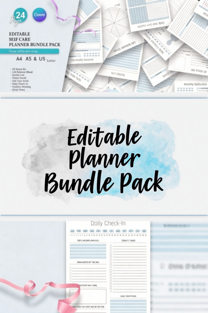 Editable Planner Bundle Pack