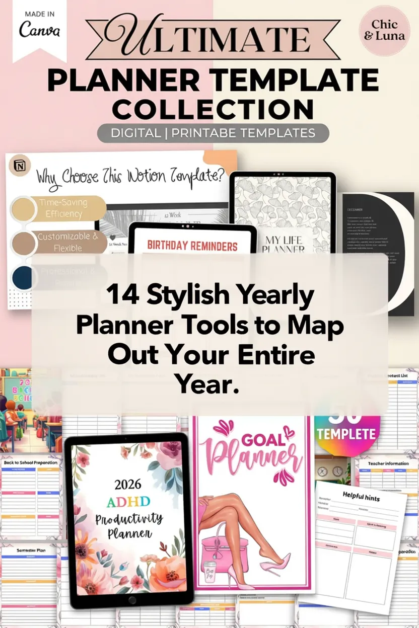 Collage Yearly Planner