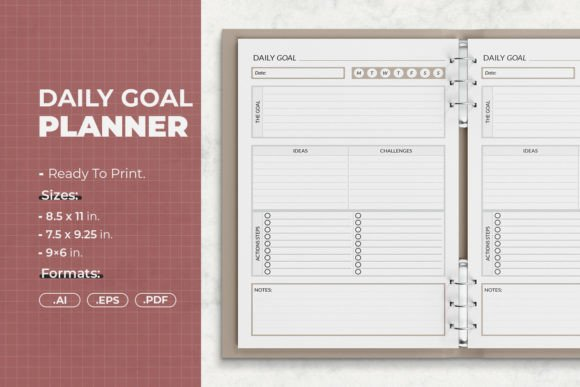Daily Goal Planner Template