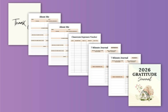 2026 Gratitude Journal Canva