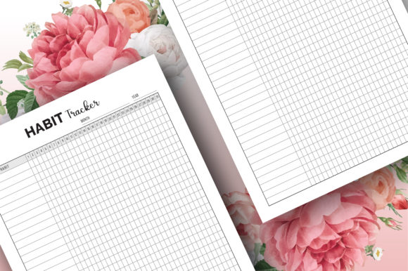 Editable Habit Tracker Bullet Journal