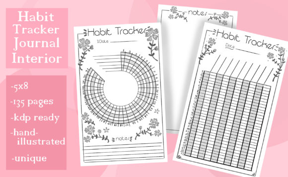Habit Tracker Journal Interior