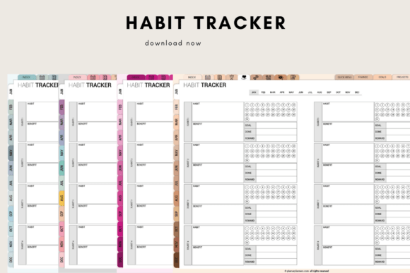 Habit Tracker – Printable & Digital Journal