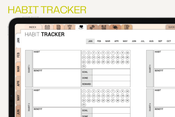 Habit Tracker – Printable & Digital