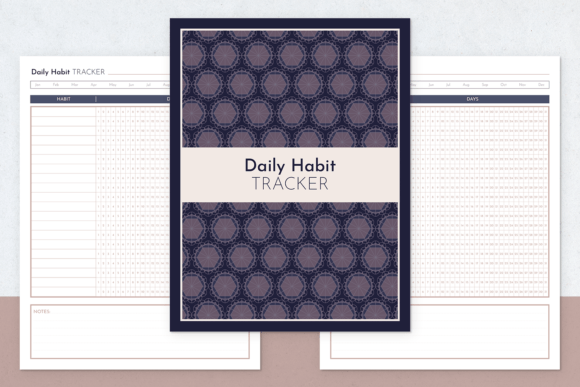 Daily Habit Tracker - Planner Template