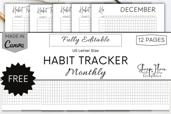 Habit Tracker for each month