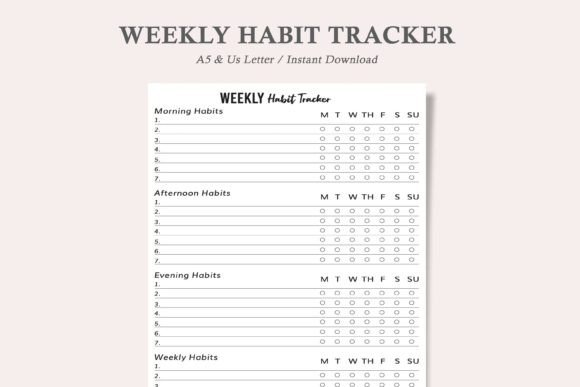Weekly Habit Tracker
