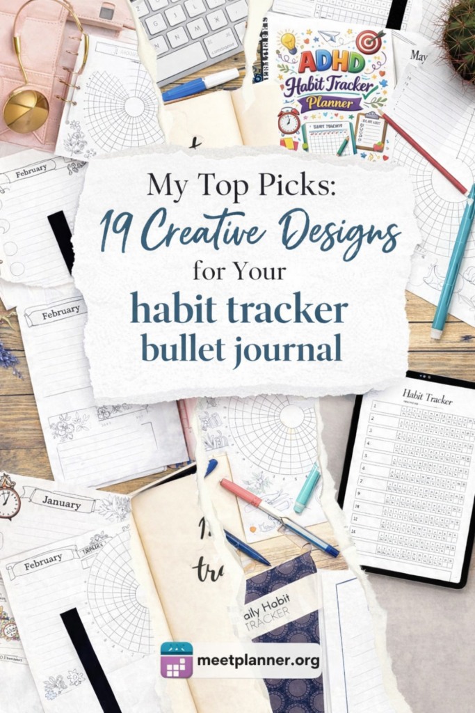 19 Designs for habit tracker bullet journal