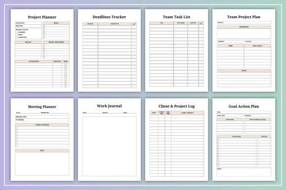 Project Planner – Editable & Print-Ready Interior