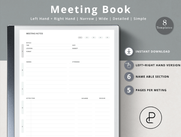 Remarkable 2 Meeting Planner