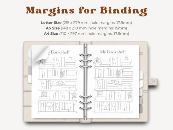 Filling in book spines on a printable reading tracker included in the Bookshelf Tracker | Reading Journal PDF.