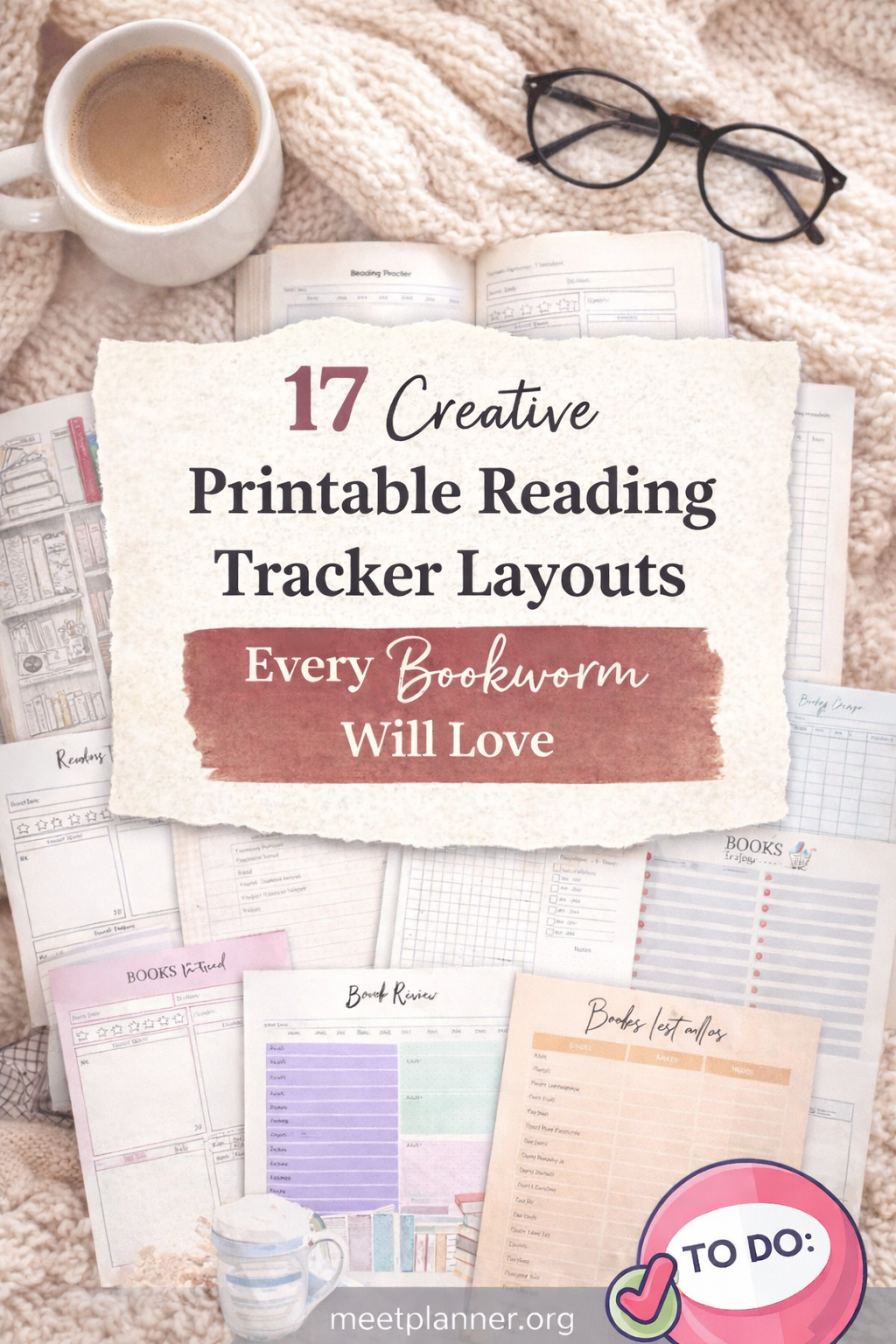 Main image of post 17 Creative Printable Reading Tracker Layouts Every Bookworm Will Love