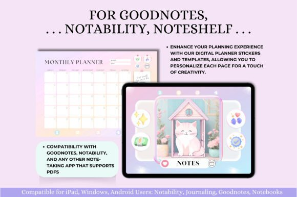 A macro shot of the finance tracking section of the digital monthly planner template, as shown in the hyperlinked Undated Digital Planner template.