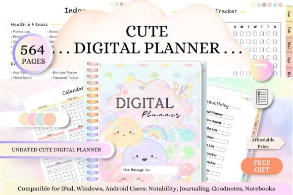Minimalist vertical display of an undated digital monthly planner template on a tablet.